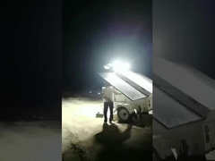 Ứng xe chiếu sáng dẫn năng lượng mặt trời di động