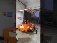 Ứng xe kéo màn hình LED hiển thị năng lượng mặt trời di động