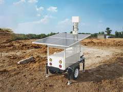 Lắp đặt xưởng trailer CCTV năng lượng mặt trời