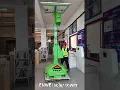 Tháp an ninh đường phố camera CCTV năng lượng mặt trời di động để quản lý giao thông