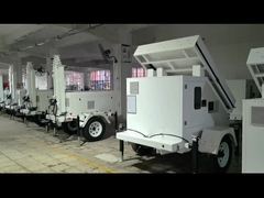 Tháp CCTV di động chạy bằng năng lượng mặt trời với camera an ninh mặt trời