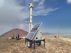 Rơ moóc giám sát năng lượng mặt trời nhỏ