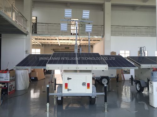 Latest company news about Rơ moóc năng lượng mặt trời Model 4450 tùy chỉnh hiện đang được sản xuất