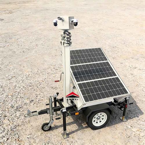 Latest company news about Máy ảnh bảo mật camera CCTV trailer cho các công trình xây dựng