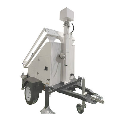 Hiệu suất cao 3 * 400W Panel Mobile Solar Trailer cho trường học / sân vận động