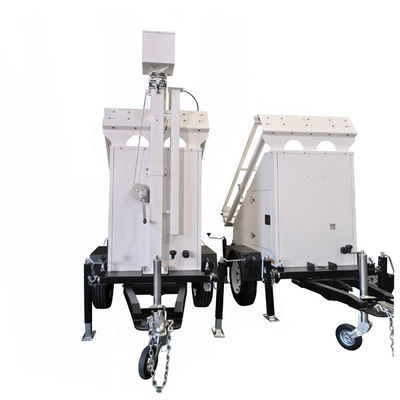 Ống chống nước công nghiệp di động máy phát năng lượng mặt trời trailer cho thương mại