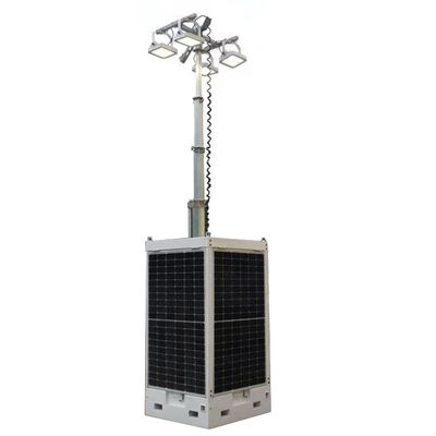 Đơn vị giám sát di động Cube Tháp chiếu sáng di động để chiếu sáng và giám sát mỏ