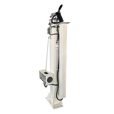 Q235 Thép 5m 16ft nâng điện Telescopic Mast Motorized Telescopic Mast