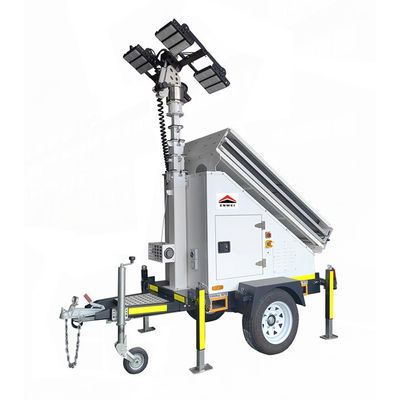 Tháp ánh sáng mặt trời với tấm pin mặt trời 3 * 400W