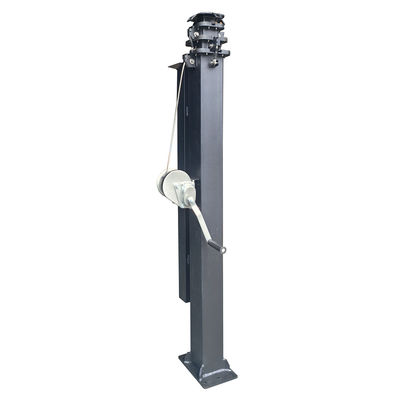 4.5m 15ft 6m 19ft Manual Telescopic Mast For Solar Trailer Lifting Cameras And LED Lights Các máy quay và đèn LED