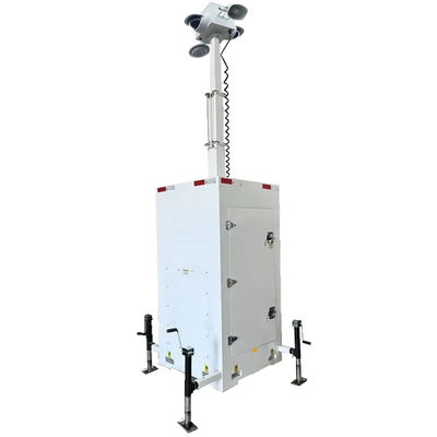 quality Đơn vị tháp CCTV di động với cột 6m để giám sát thị trường factory