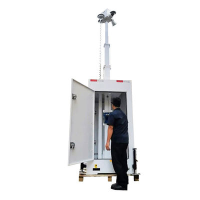 Việc triển khai nhanh các tháp CCTV di động để giám sát các công trình xây dựng