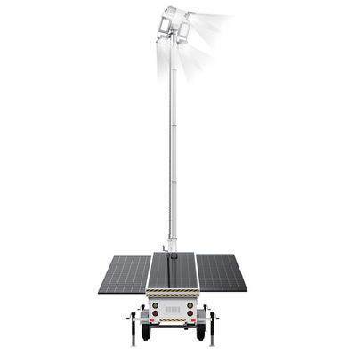 quality Tháp đèn mặt trời di động cao 7m cho các khu vực xa xôi cứu trợ thảm họa factory