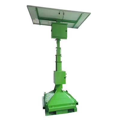 Năng lượng mặt trời xanh Lưu trữ năng lượng đèn LED Tháp cho ánh sáng cầu đêm