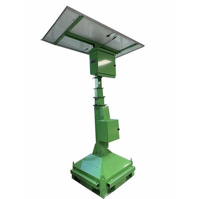 Hệ thống pin năng lượng mặt trời DC 24V Led Light Tower cho ánh sáng khai thác bề mặt
