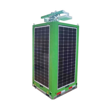 Ánh sáng dẫn điện mặt trời điện thoại di động Silicon Tower Monocrystalline Cuboid Cho ánh sáng giao thông đô thị