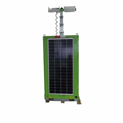 Quản lý thông minh Hệ thống năng lượng mặt trời Năng lượng dẫn đèn tháp hình khối cho ánh sáng cảnh
