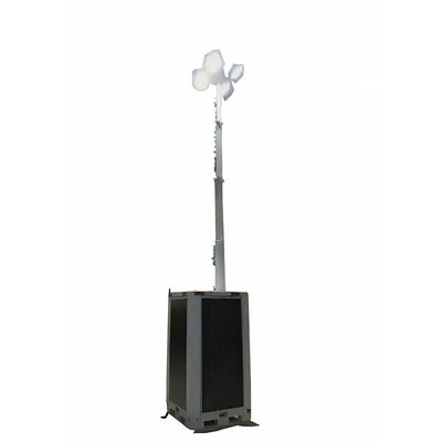 Bảng năng lượng mặt trời Hệ thống năng lượng silicon đơn tinh thể Khởi sáng cao Led Light Tower Cabinet Cho Đèn Liên hoan âm nhạc ngoài trời