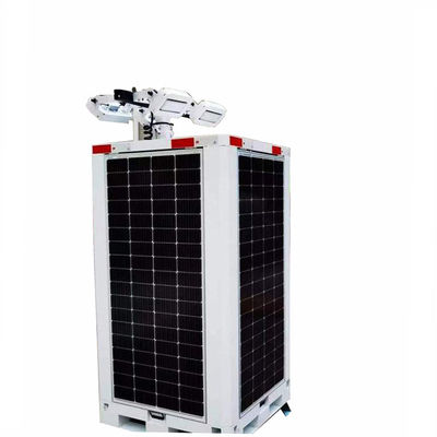 Phân tích năng lượng mặt trời Led Light Tower Gel pin 8 độ chống gió Mặt trời Led Cube Cho Đèn Xây dựng Đường