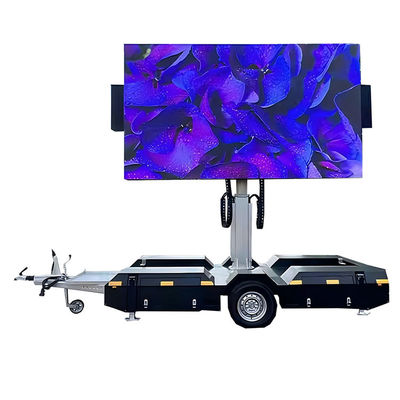 Bảo vệ Môi trường Và Tiết kiệm Năng lượng Không thấm nước Dòng xe kéo màn hình LED di động cho xây dựng tòa nhà