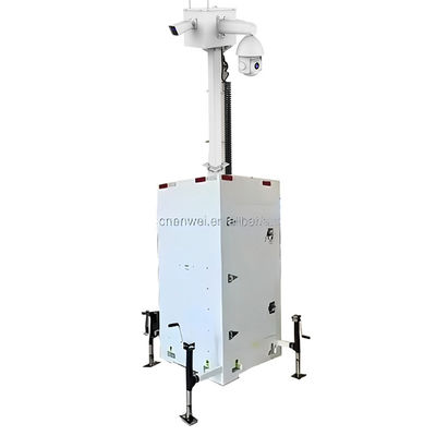 Camera an ninh di động vững chắc và ổn định Cctv giám sát an ninh Cuboid cho giám sát tạm thời