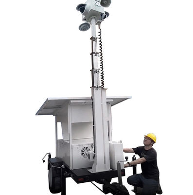 Tăng độ linh hoạt Camera an ninh di động Tháp gắn Cctv độ nét cao cho giám sát mìn