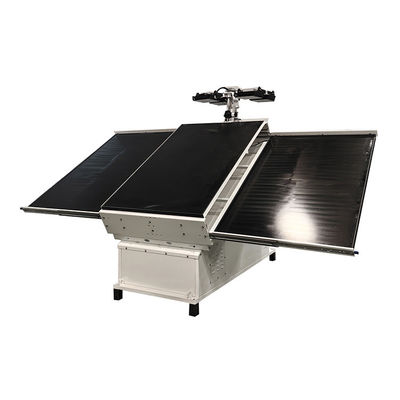 Green Power Mặt trời dẫn ánh sáng Skid Trailers cho sân xây dựng ngoài trời
