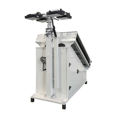 3*420W tấm pin mặt trời hiệu quả năng lượng mặt trời trượt dẫn ánh sáng trailer cho cứu hộ ban đêm
