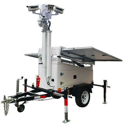 Di chuyển tấm pin mặt trời dẫn trailer với DC24V cho ánh sáng cứu hộ tạm thời
