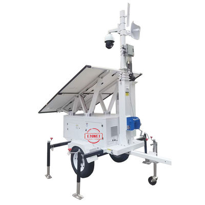 quality Ứng xe giám sát di động Ứng xe CCTV mặt trời để giám sát khai thác mỏ ngoài trời factory