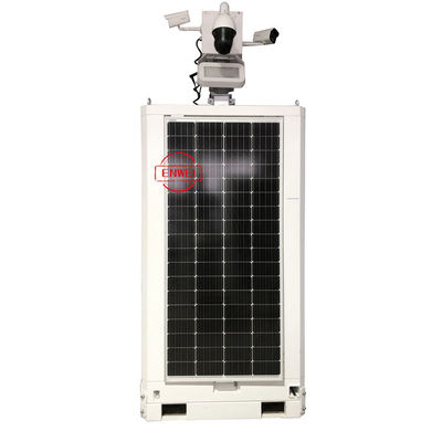 Tháp Đèn Di Động Năng Lượng Mặt Trời Điều Khiển Từ Xa Tháp CCTV Cho Công Trường