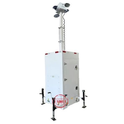 Tháp camera di động khối giám sát cho việc ngăn chặn trộm cắp tại công trường xây dựng