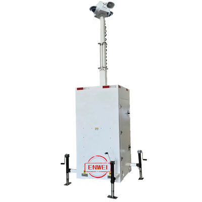 Tháp camera an ninh di động với cáp tùy chỉnh cho giám sát an ninh trung tâm mua sắm