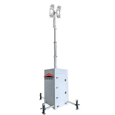 Tháp Đèn LED Di Động Tiêu Chuẩn Hoa Kỳ Với Cột Ống Lồng 6 Mét Dành Cho Chiếu Sáng Hoạt Động