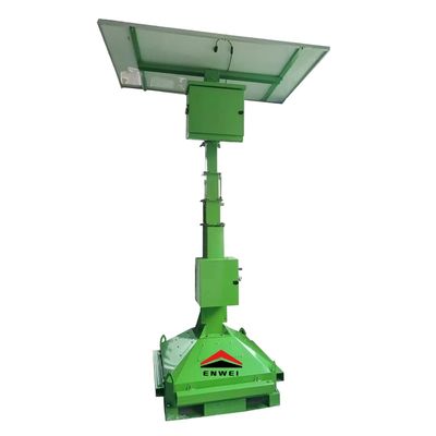 Tháp an ninh đường phố camera CCTV năng lượng mặt trời di động để quản lý giao thông