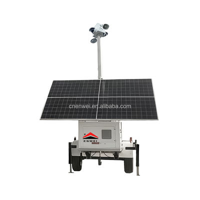 Ứng dụng giám sát năng lượng mặt trời với camera 4K cho bảo mật kỹ thuật tạm thời