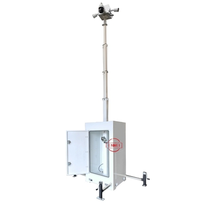 Đơn vị giám sát tháp CCTV có camera PTZ 360 ° cho các sự kiện thể thao