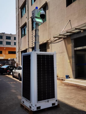 Tháp camera giám sát năng lượng mặt trời Khối đèn năng lượng mặt trời với pin công suất cao