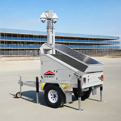 Việc triển khai nhanh máy ảnh năng lượng mặt trời 5G CCTV trailer để giám sát công trình xây dựng