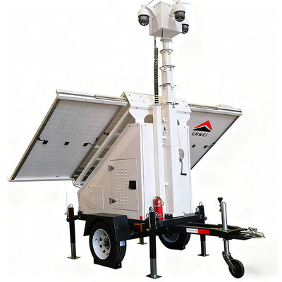 Phân tích năng lượng mặt trời đáng tin cậy cao Cctv Security Trailers For Parking Lot Monitoring