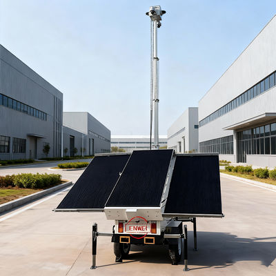 Rơ moóc an ninh năng lượng mặt trời triển khai nhanh tiêu chuẩn Hoa Kỳ để giám sát độc lập 24/7