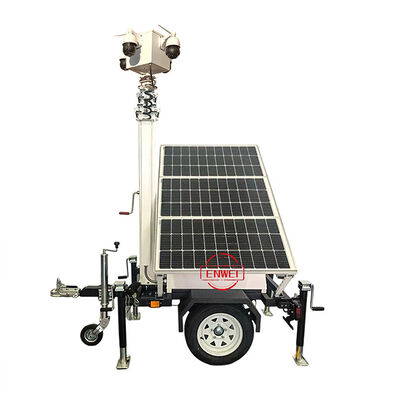 Ứng dụng giám sát năng lượng mặt trời linh hoạt 360 ° Camera Coverage Đèn đêm cho các công trình mỏ