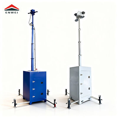 Tháp giám sát di động Cube - Giải pháp chiếu sáng an ninh mọi thời tiết triển khai nhanh