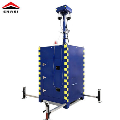 Tháp CCTV di động triển khai nhanh Telescopic Mast Tháp CCTV để giám sát các công trình xây dựng
